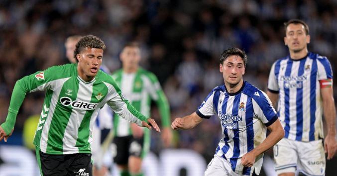 Antony ghi bàn, Sociedad vẫn chia điểm kịch tính với Betis