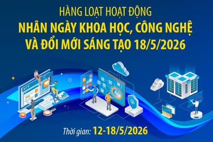 Hàng loạt hoạt động nhân Ngày Khoa học, Công nghệ và Đổi mới sáng tạo năm 2026