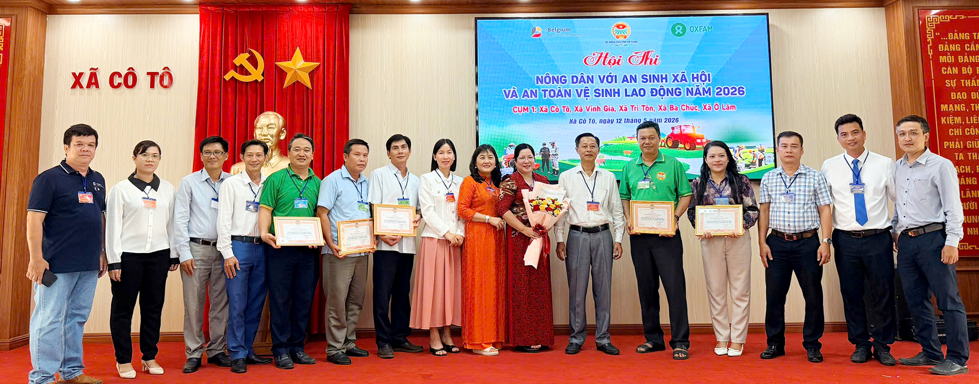 Hội thi Nông dân với an sinh xã hội và an toàn vệ sinh lao động năm 2026 cụm 1