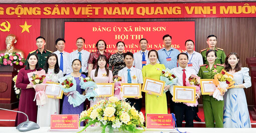 Xã Bình Sơn tổ chức hội thi tuyên truyền viên giỏi năm 2026