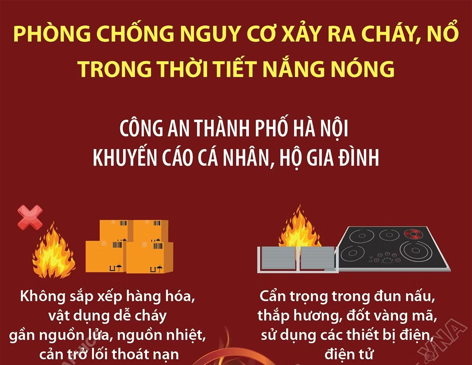 Phòng chống nguy cơ xảy ra cháy, nổ trong thời tiết nắng nóng