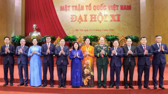 Danh sách Chủ tịch và các Phó Chủ tịch Ủy ban Trung ương Mặt trận Tổ quốc Việt Nam khóa XI