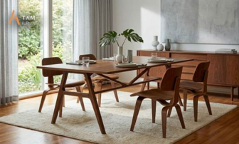 TAM Furniture đơn vị cung cấp bàn ăn gỗ tự nhiên bền đẹp với thiết kế cao cấp