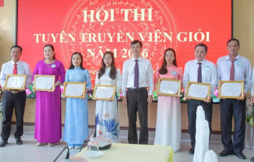 36 thí sinh tham gia hội thi tuyên truyền viên giỏi xã Vĩnh Phong năm 2026