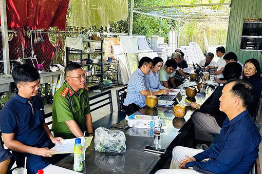 Công an Phú Quốc đồng hành giải phóng mặt bằng