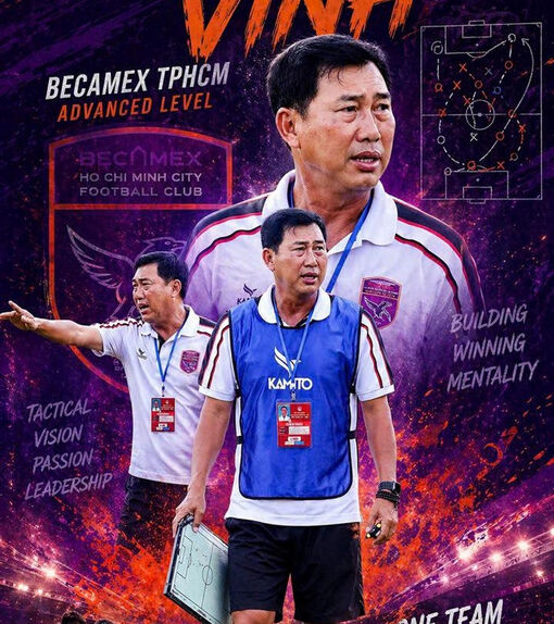 Hứa Hiền Vinh lên thay HLV Nhật Bản ở sân Bình Dương