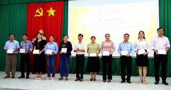 93 học viên hoàn thành chương trình bồi dưỡng nghiệp vụ công tác Đảng dành cho Bí thư Chi bộ và cấp ủy viên cơ sở