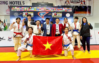 Jujitsu Việt Nam giành 6 huy chương vàng thế giới
