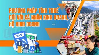 Phương pháp tính thuế đối với cá nhân kinh doanh, hộ kinh doanh