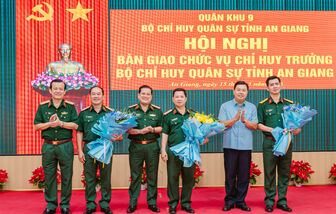 Thiếu tướng Nguyễn Văn Hùng giữ chức Chỉ huy trưởng Bộ Chỉ huy Quân sự tỉnh An Giang
