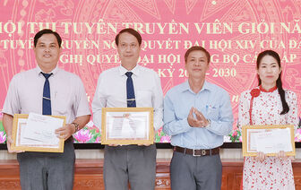 35 thí sinh tham gia Hội thi Tuyên truyền viên, báo cáo viên giỏi xã Vĩnh Điều năm 2026