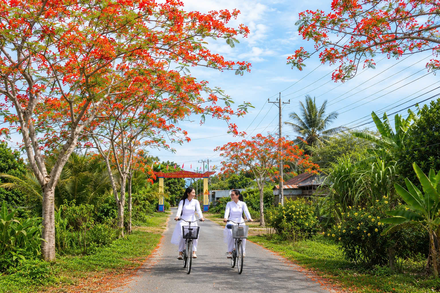 Dưới tán phượng năm nào