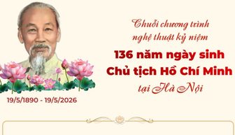 Chuỗi chương trình nghệ thuật kỷ niệm 136 năm Ngày sinh Chủ tịch Hồ Chí Minh tại Hà Nội