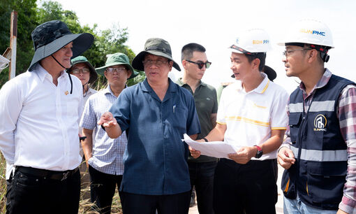 Chủ tịch UBND tỉnh An Giang Hồ Văn Mừng kiểm tra tiến độ thi công các công trình phục vụ APEC 2027