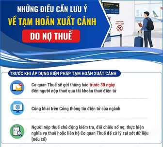 Những điều cần lưu ý về tạm hoãn xuất cảnh do nợ thuế