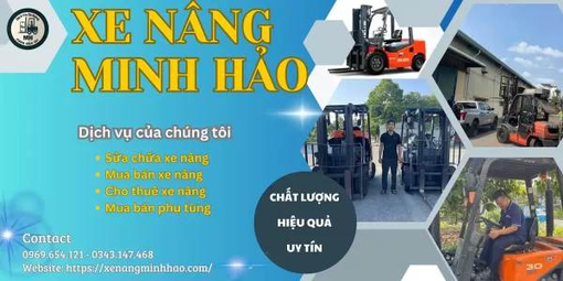 Xe nâng Minh Hảo chuyên sửa xe nâng tại Bình Dương tận nơi