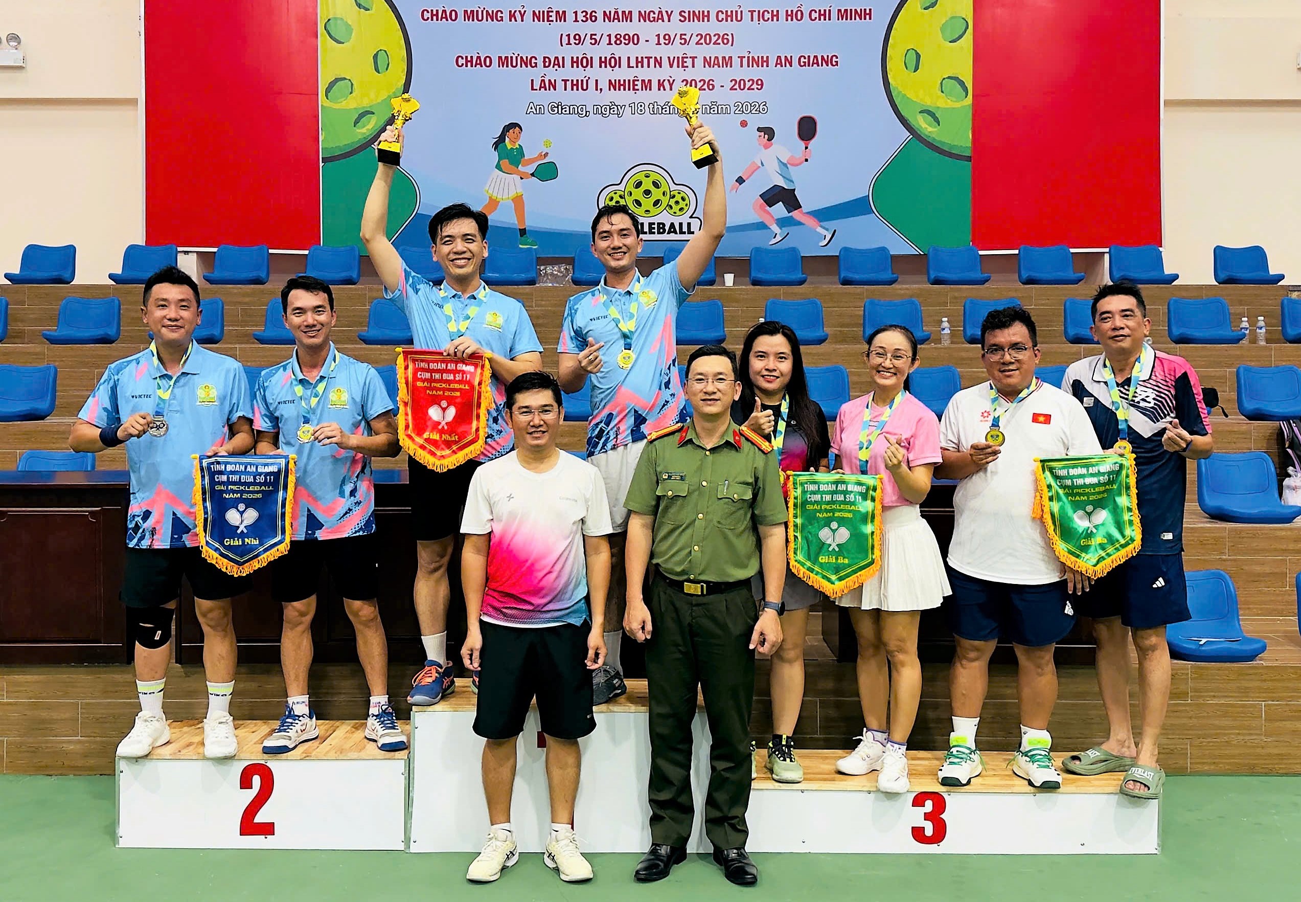 Giải Pickleball chào mừng kỷ niệm 136 năm Ngày sinh Chủ tịch Hồ Chí Minh