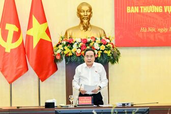 Chủ tịch Quốc hội Trần Thanh Mẫn chủ trì Hội nghị Ban Thường vụ Đảng ủy Quốc hội
