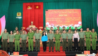 Phường Long Xuyên tổ chức Hội thi điểm lực lượng tham gia bảo vệ an ninh trật tự ở cơ sở giỏi