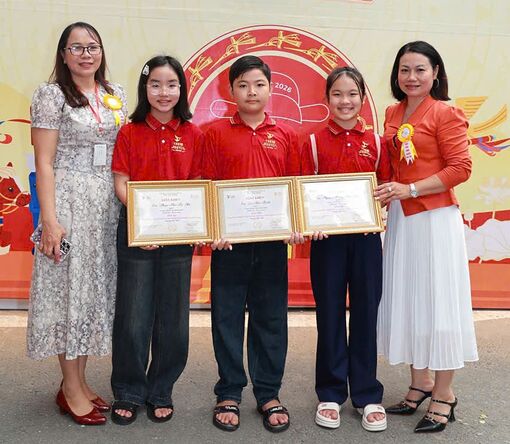 Lớp học có 3 “trạng nhí”