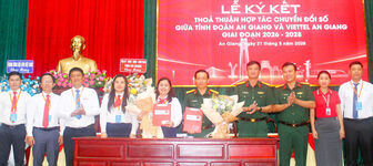 Tỉnh đoàn An Giang và Viettel An Giang ký kết thỏa thuận hợp tác chiến lược về chuyển đổi số