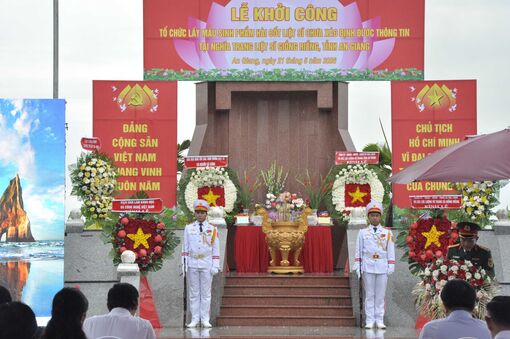 An Giang tổ chức lấy mẫu sinh phẩm 962 hài cốt liệt sĩ phục vụ giám định ADN