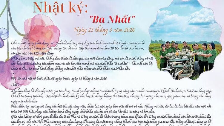 Những trang nhật ký thắm tình quân dân