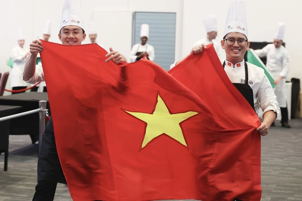 Việt Nam lần đầu giành Huy chương Bạc đầu bếp quốc tế