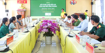 Bàn phương án xử lý rác thải hữu cơ tại chợ nổi Vĩnh Phong