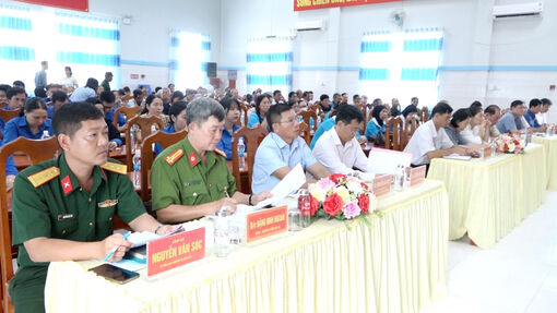 Xã Châu Phong đối thoại, lắng nghe ý kiến đoàn viên, hội viên và nhân dân