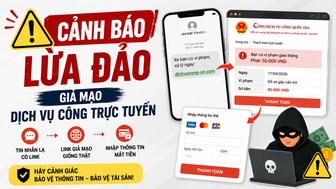 [Infographics] Mạo danh dịch vụ công quốc gia, giăng bẫy người dân đóng “phạt nguội” giả