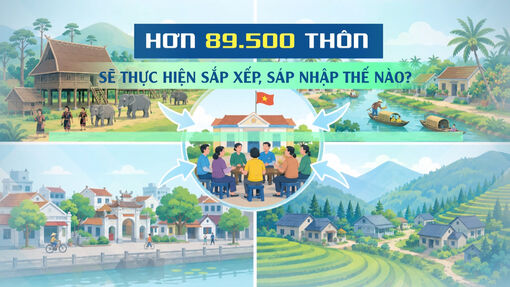 Hơn 89.500 thôn sẽ thực hiện sắp xếp, sáp nhập thế nào?