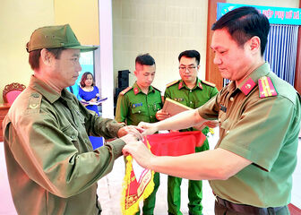 Hội thi Lực lượng tham gia bảo vệ an ninh, trật tự ở cơ sở giỏi xã Tân Hiệp