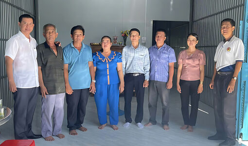 Bàn giao nhà Mái ấm thành viên tại xã An Cư