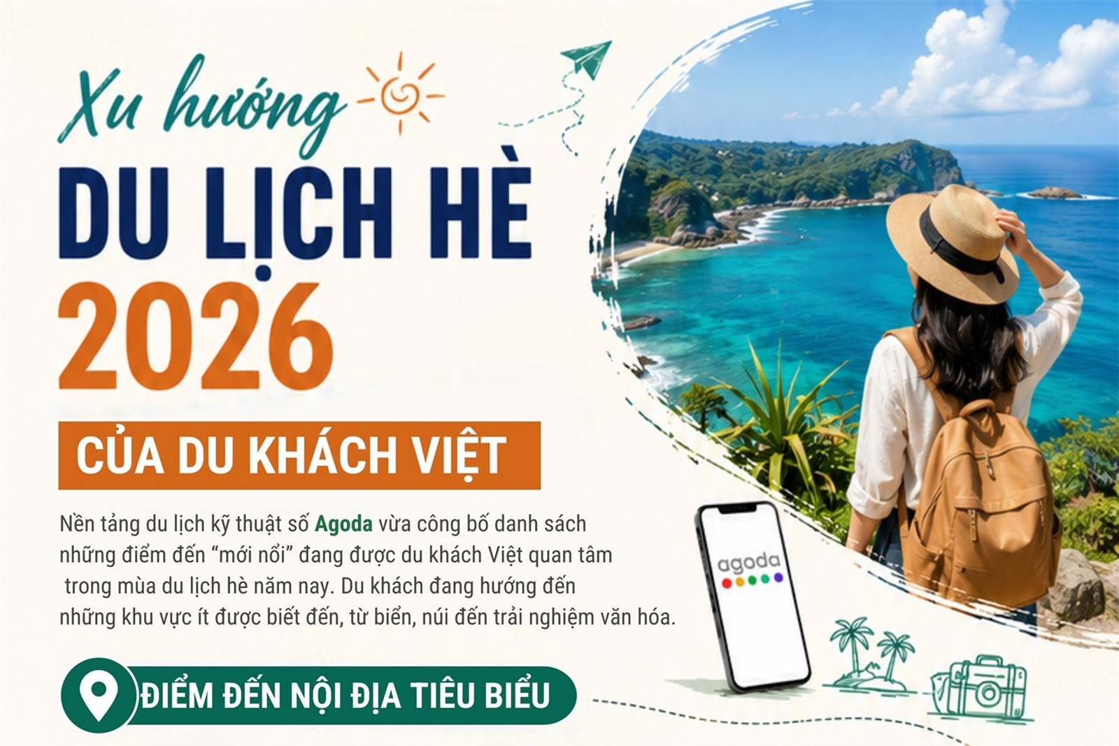 Xu hướng du lịch hè 2026 của du khách Việt