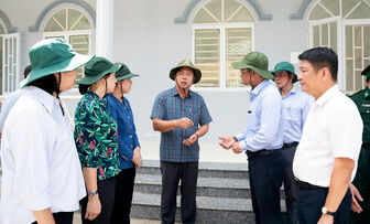 Bí thư Tỉnh ủy An Giang Nguyễn Tiến Hải khảo sát khu vực Bảy Núi