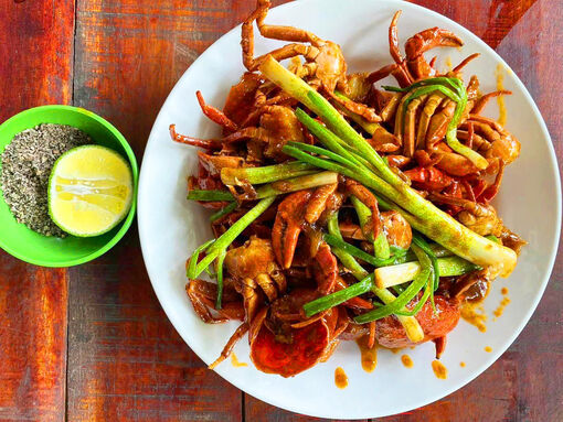 Lên núi săn cua, bắt ốc