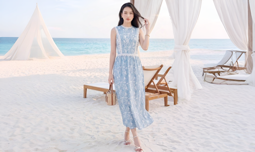 Váy chiết eo, bí quyết tạo nên vẻ ngoài thon gọn