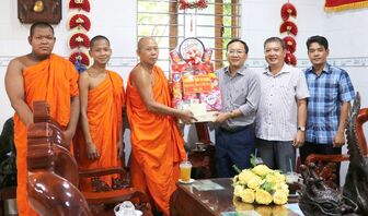 Công an tỉnh An Giang chúc mừng Đại lễ Phật Đản năm 2026