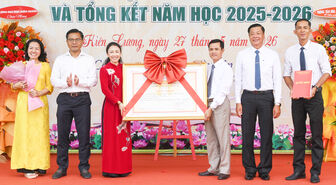 Trường THPT Kiên Lương đạt chuẩn quốc gia mức độ 2