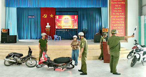 Hội thi Lực lượng tham gia bảo vệ an ninh, trật tự ở cơ sở giỏi phường Chi Lăng