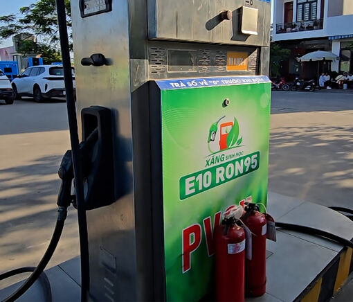 Xăng E10 hút khách tại Hải Phòng
