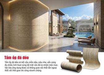 A-Z tấm ốp đá dẻo: Ưu nhược điểm, giá và lưu ý khi thi công