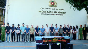 Công an TP.HCM triệt phá đường dây mua bán nợ kiểu 'xã hội đen', bắt 17 bị can