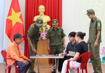 Hội thi lực lượng tham gia bảo vệ an ninh, trật tự ở cơ sở giỏi xã Chợ Mới