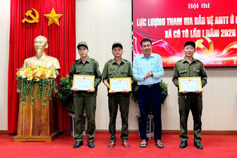 Hội thi lực lượng tham gia bảo vệ an ninh, trật tự ở cơ sở giỏi xã Cô Tô năm 2026