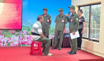 Sôi nổi hội thi lực lượng tham gia bảo vệ an ninh, trật tự ở cơ sở giỏi xã Tri Tôn