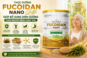 Fucoidan Nano Gold - Giải pháp hỗ trợ chống oxy hóa, tăng cường thể lực và phục hồi thể trạng