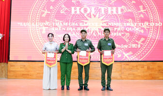 Hội thi Lực lượng tham gia bảo vệ an ninh, trật tự ở cơ sở giỏi tại đặc khu Phú Quốc