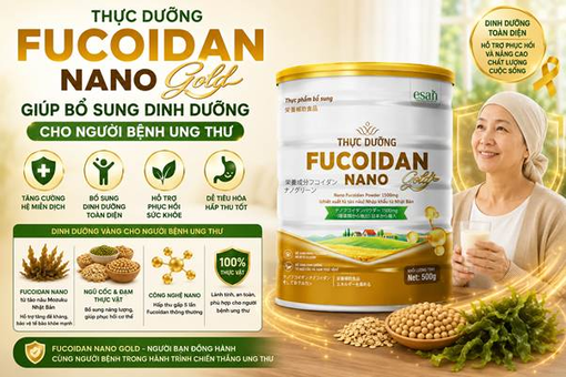 Fucoidan Nano Gold - Giải pháp hỗ trợ chống oxy hóa, tăng cường thể lực và phục hồi thể trạng
